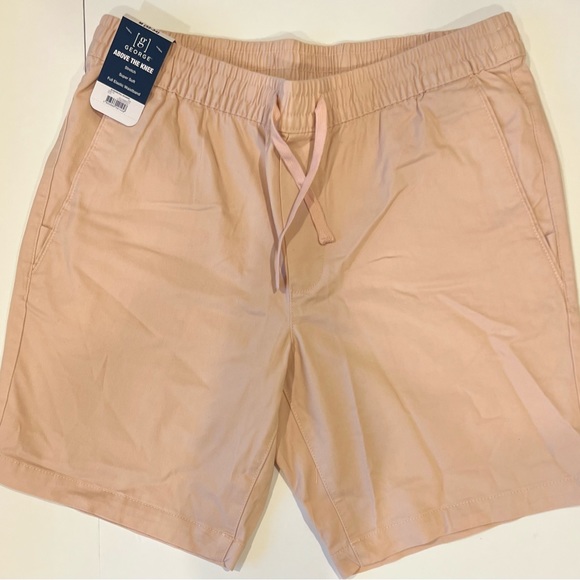 NWT - George Men's Pink "Above The Knee" with Stretch Shorts-Sizes M 2XL - Picture 1 of 6